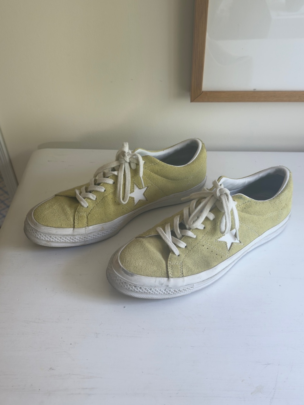 Converse Sage Green Suede Star Low Top Sneakers, Men’s Size 10
